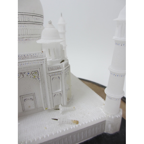 263 - An alabaster carved model of the Taj Mahal