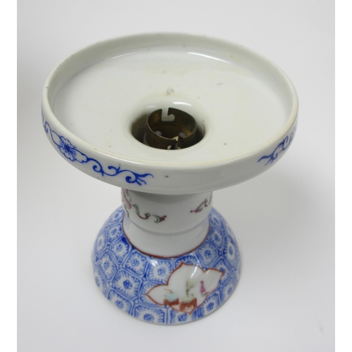 281 - A Chinese porcelain lantern on stand