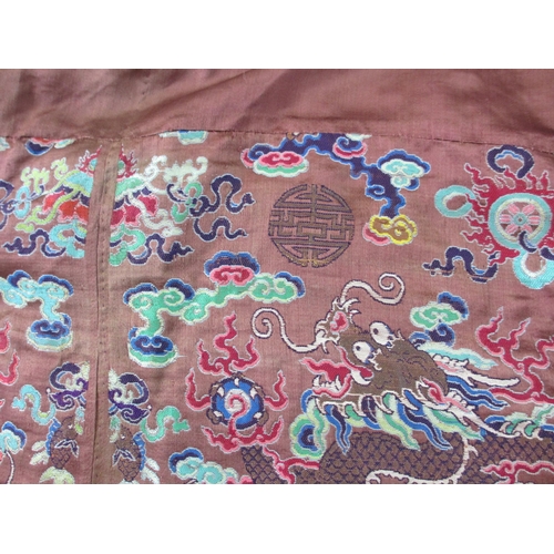 287 - A Chinese silk kimono