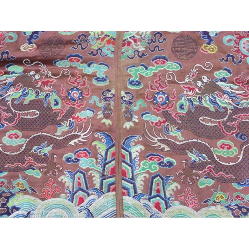 287 - A Chinese silk kimono