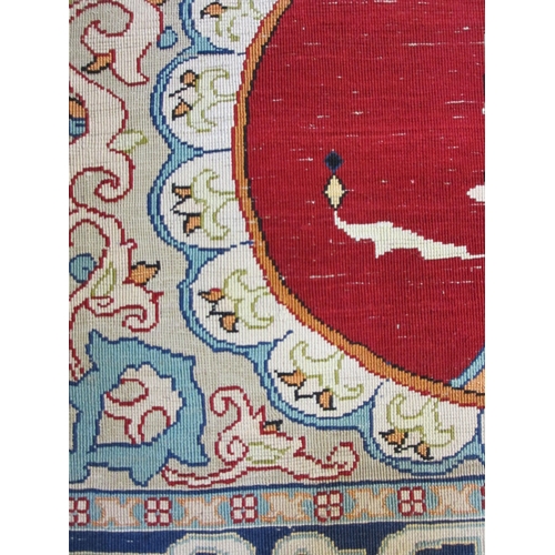 314 - A silk embroidered hanging