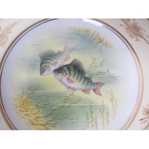 480 - A set of six Coalport pictorial dessert plates