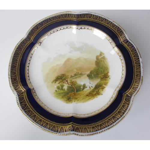 481 - A Minton cabinet plate