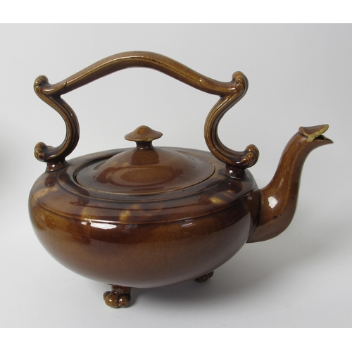 507 - A Montrose D. Crowe teapot and cover