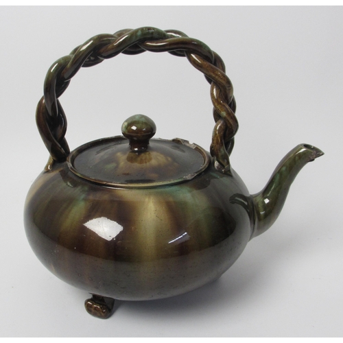 507 - A Montrose D. Crowe teapot and cover