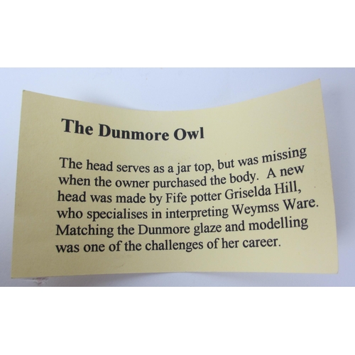 508 - A rare Dunmore model of an owl