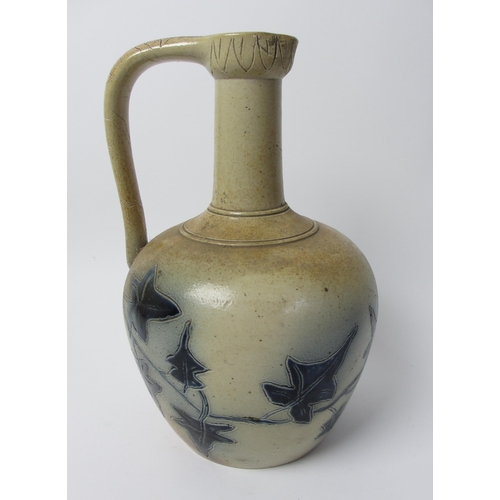 509 - A Port Dundas salt glaze stoneware whisky jug