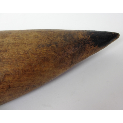 539 - An aboriginal hardwood hand shield