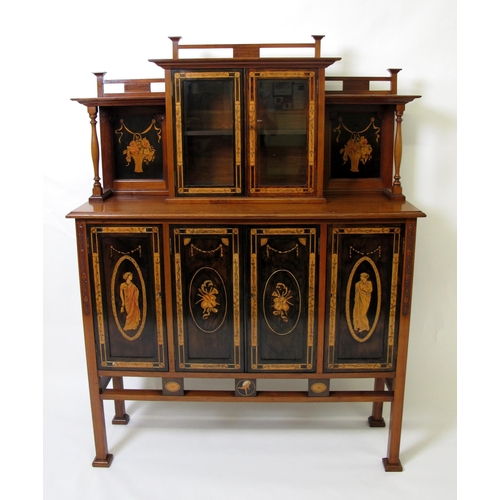 639 - A Liberty style display cabinet  possibly by A. Gardner & Son