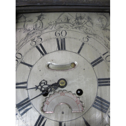 642 - An early 19th century lantern style wall clock by Jas Leckie  Glasgow