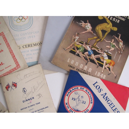 255 - Various Olympic ephemera