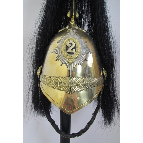 296 - A Victorian 2nd Dragoon's helmet