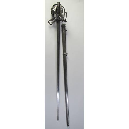 301 - A Victorian Officers basket hilted sword