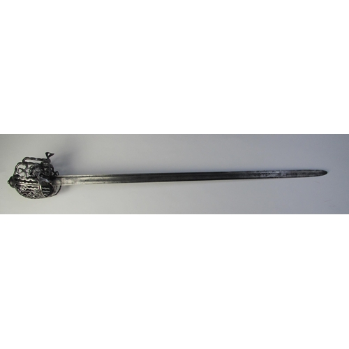 304 - A Scottish back sword Stirling 18th Century