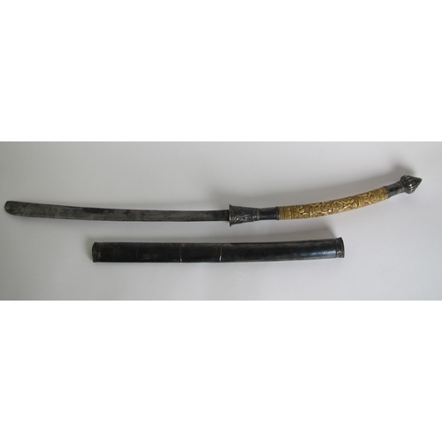 318 - A Burmese sword