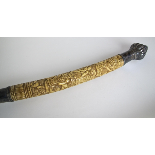 318 - A Burmese sword