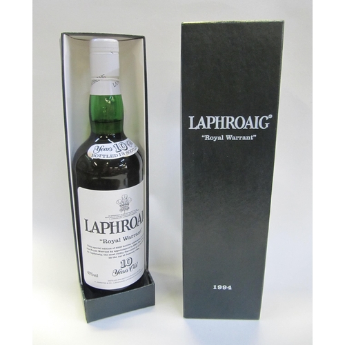 360 - Laphroig 10 year old 'Royal Warrant' single Islay malt whisky