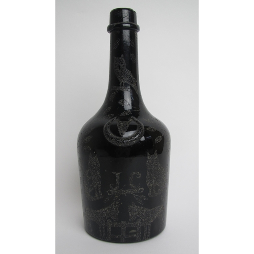 516 - A nail chipped wine bottle