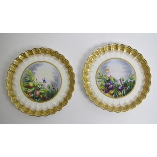 538 - A set of ten Spode cabinet plates