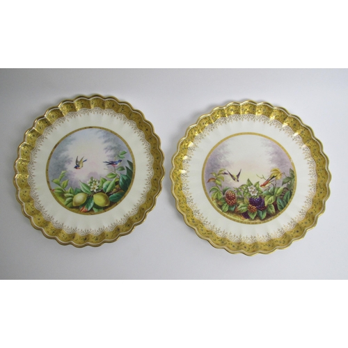 538 - A set of ten Spode cabinet plates