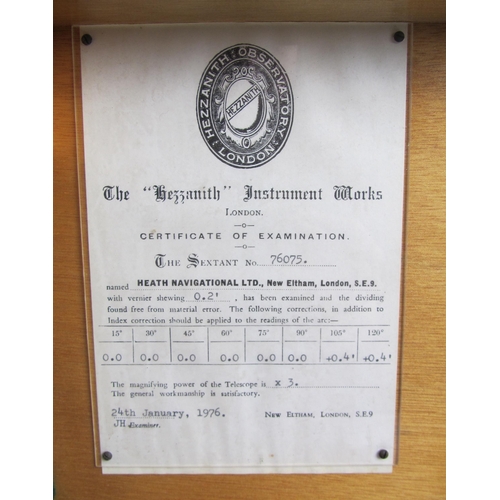 586 - A Sextant Hezzanith  London no. 76075