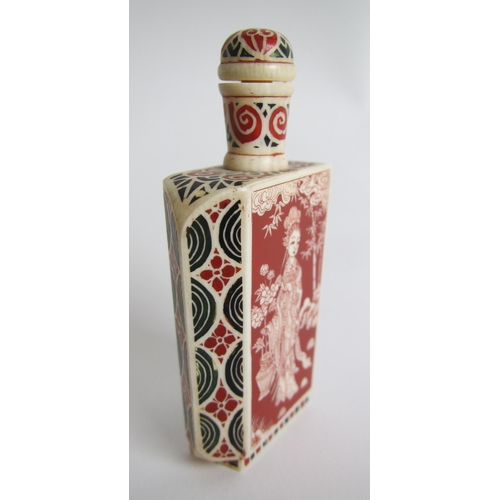 616 - A Chinese ivory snuff bottle