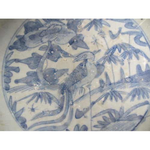 668 - A Swatow blue and white soup plate