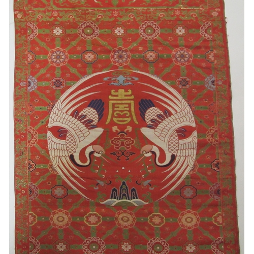 716 - A ceremonial / festival chair cover (Duan) circa 1700-1750