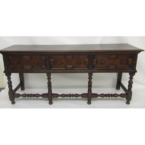 770 - An 18th Century oak low dresser