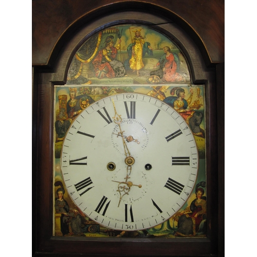 777 - A 19th Century mahogany eight day longcase clock