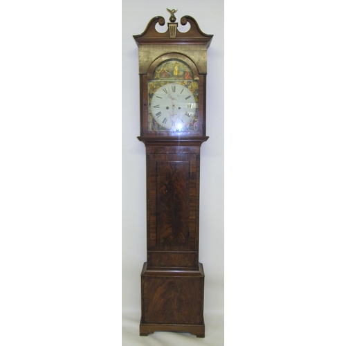 777 - A 19th Century mahogany eight day longcase clock