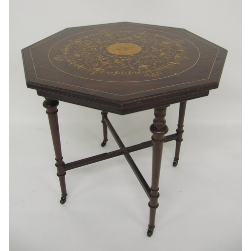 798 - A good Edwardian mahogany window table