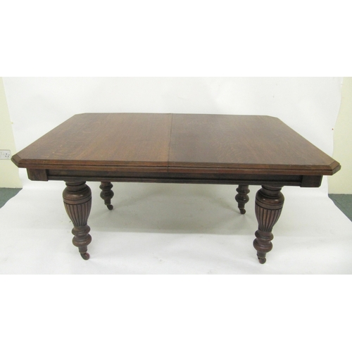 836 - A Victorian oak telescope table