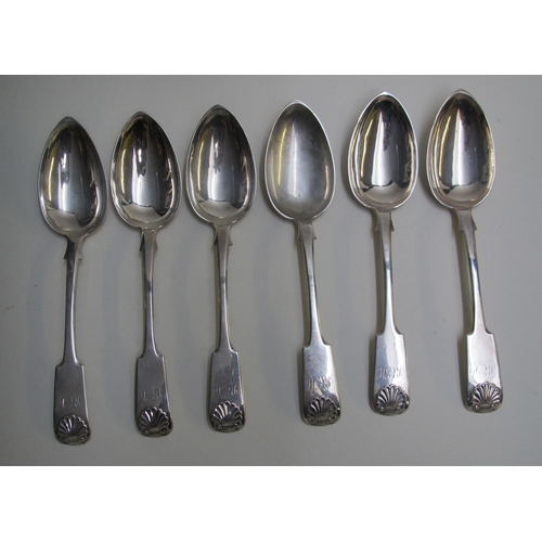 203 - A composite suite of Georgian and Victorian silver cutlery