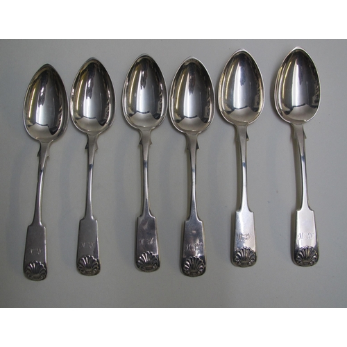 203 - A composite suite of Georgian and Victorian silver cutlery