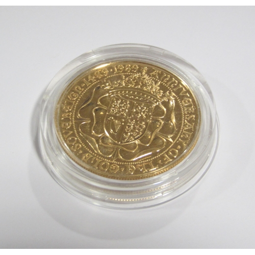 6 - A 500 th Anniversary of the gold sovereign five pound coin