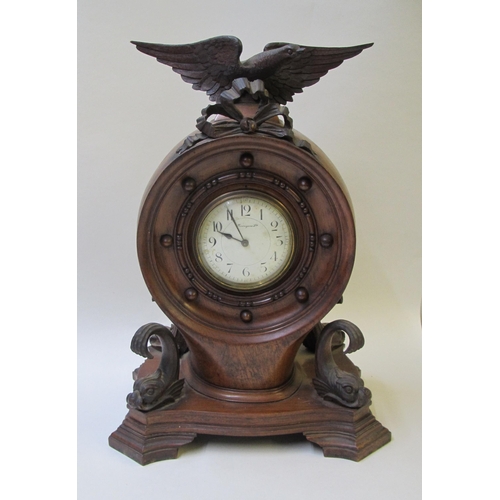 645 - A French propellor mantle clock