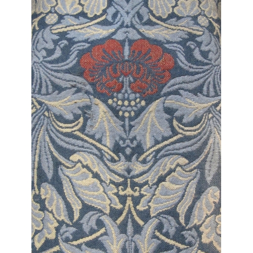 657 - A William Morris pair of woven wool curtains