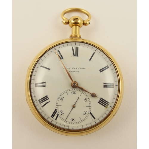 21 - An 18ct pair cased pocket watch