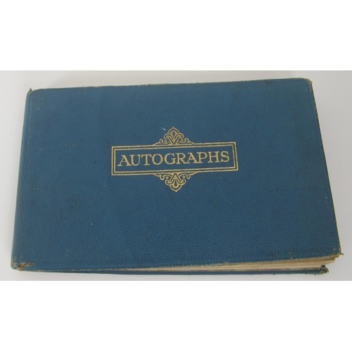 256 - A rare football autograph book circa 1930's