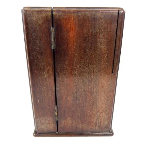 295 - A 19th Century mahogany medicine cabinet