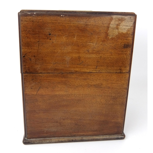 295 - A 19th Century mahogany medicine cabinet