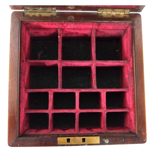 296 - A 19th Century mahogany medicine cabinet