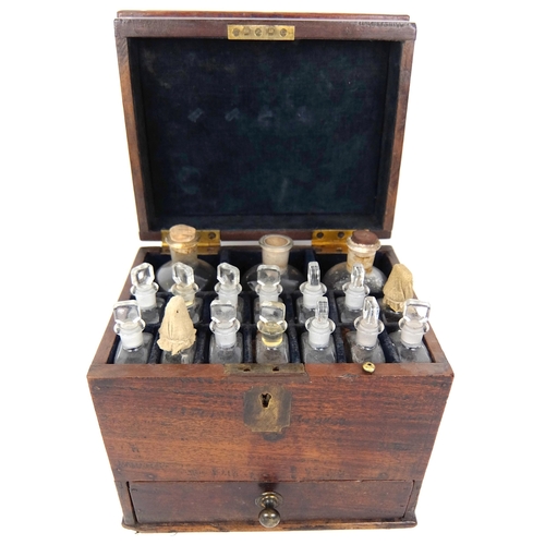 297 - A 19th Century mahogany medicine cabinet