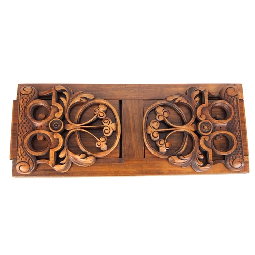 305 - A 19th Century mahogany tea caddy