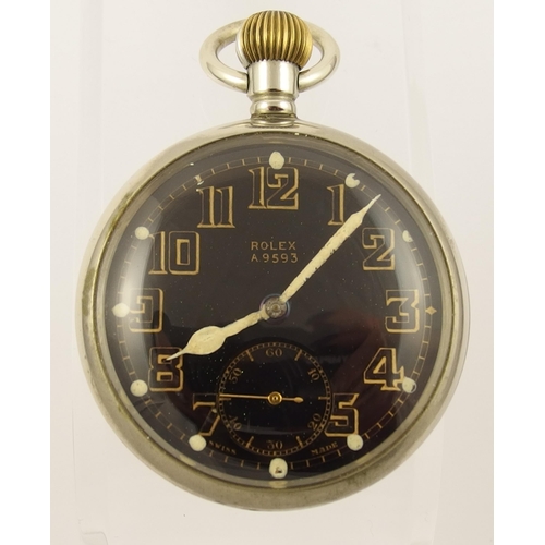 68 - A Military issue Rolex pocket watch