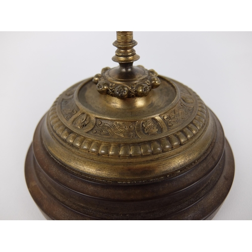 701 - A French bronze tazza