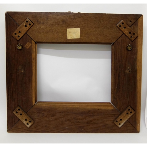 702 - Manner of ALEXANDER RITCHIE an elaborately carved oak picture frame