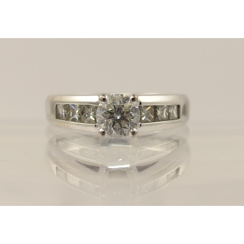 74 - An 18ct diamond ring