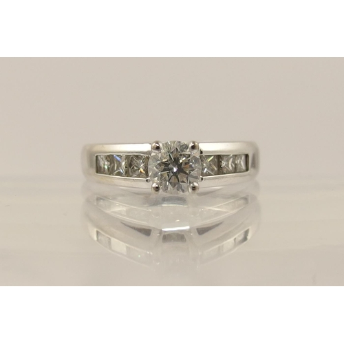 74 - An 18ct diamond ring